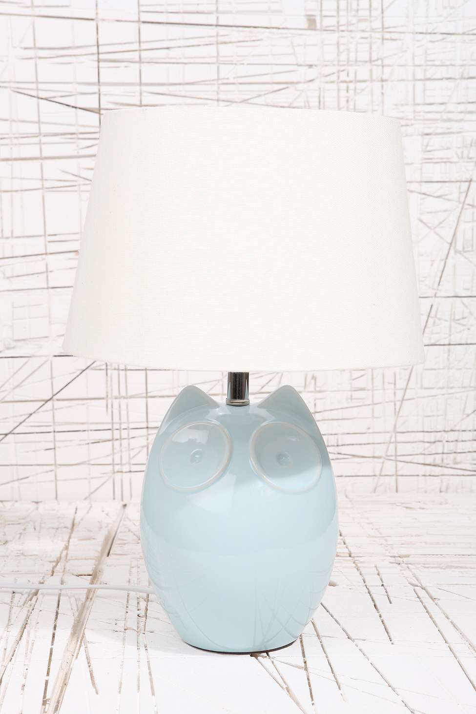 Hector the Owl Blue Lamp EU Plug