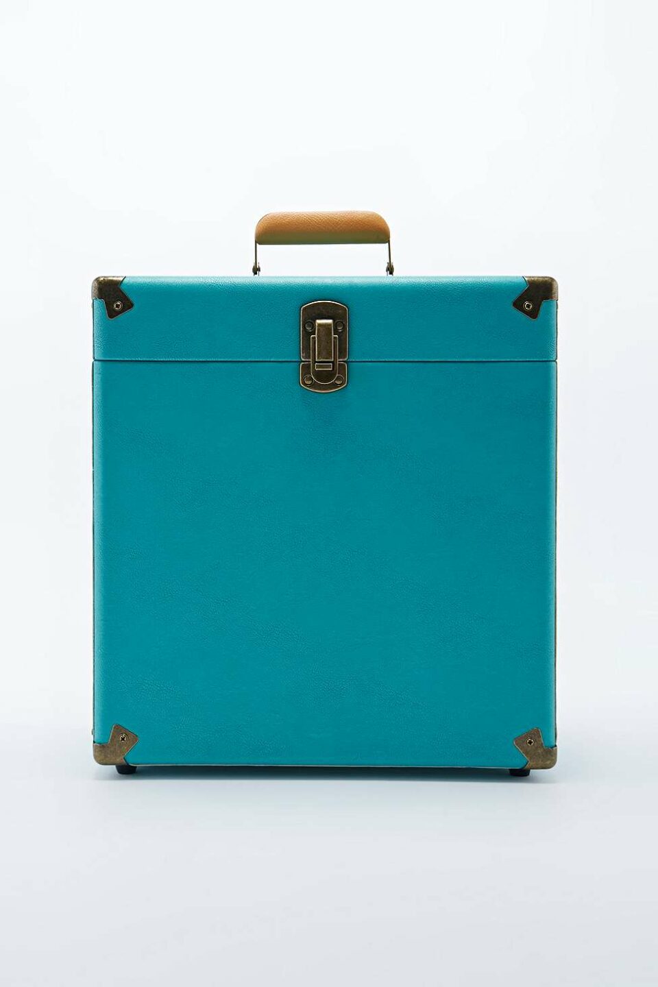 Crosley 12” Record Carrier Case in Dark Turquoise - Image 3