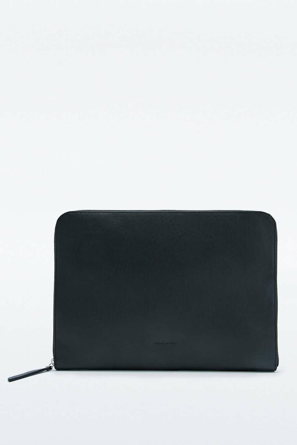 Sandqvist Gerd 13" Black Leather Laptop Sleeve