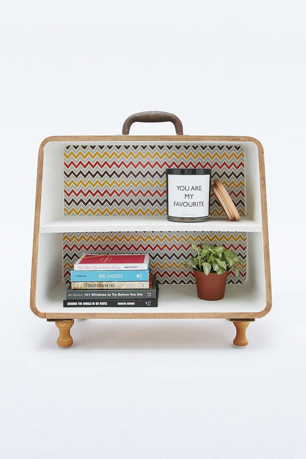 Pattern Suitcase Shelf