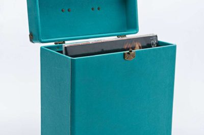 Crosley 12” Record Carrier Case in Dark Turquoise