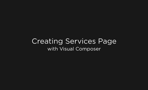 Creating Services Page