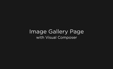 Creating Image Gallery Page