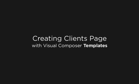 Creating Clients Page
